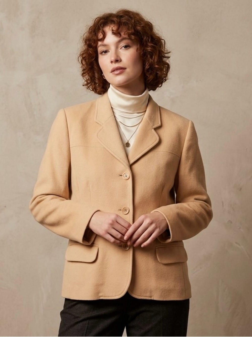 Vintage Wool & Cashmere Daniel Hechter Blazer Jacket- L